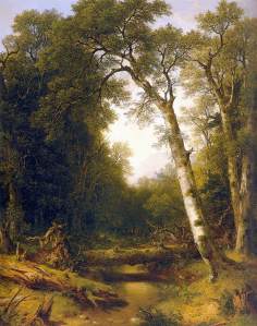 A Stream in the Wood  by Asher Brown Durand 1865, from the Web Gallery of Art