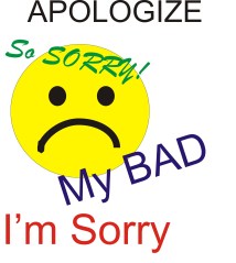Apologize